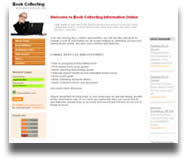 We designed all graphics, coding and content for this Book Collecting Information web site.
