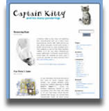 We design and develop personal web sites too, such as this blog by the ubiquitous Captain Kitty.